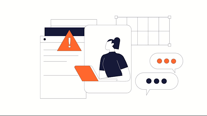custom lineart explainer video animation