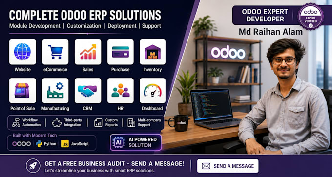 develop, customize, and deploy odoo erp for your business