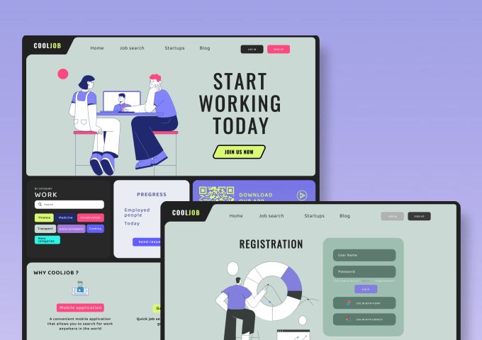 Do figma website design or website mockup design by figma xd by Eugeniu