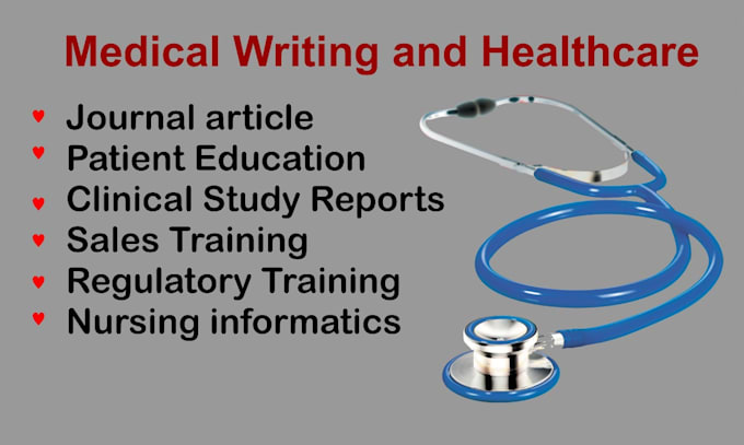 do healthcare and medical writing
