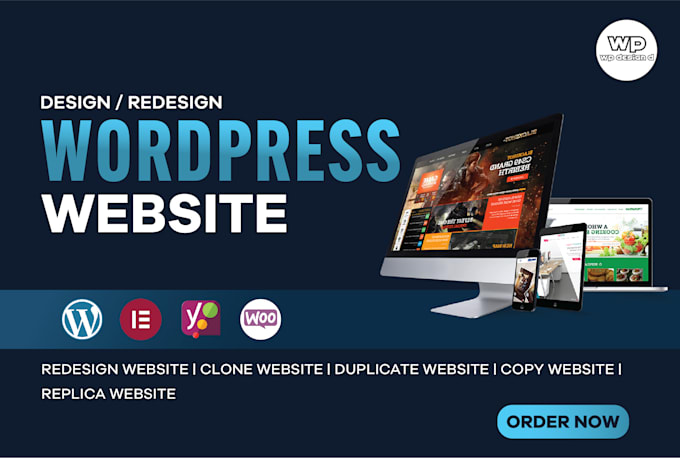 redesign, clone, duplicate, copy, replica wordpress websites