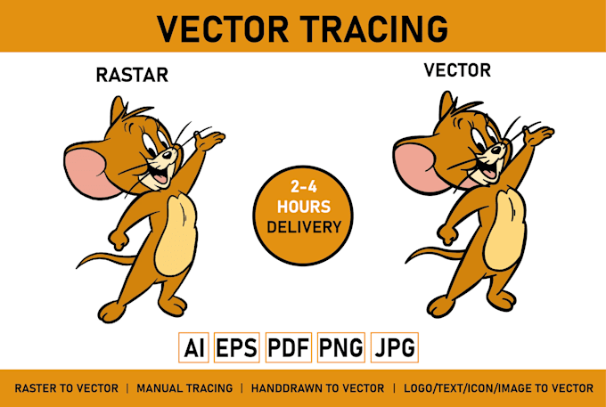 convert image to vector, logo to vector or vector tracing