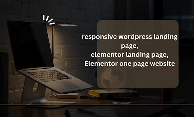 Responsive wordpress landing page elementor landing page one page