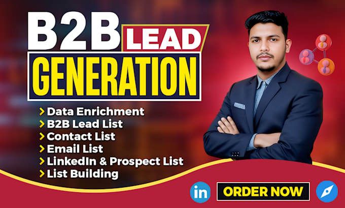 do b2b lead generation, contact list, email finding, and data enrichment