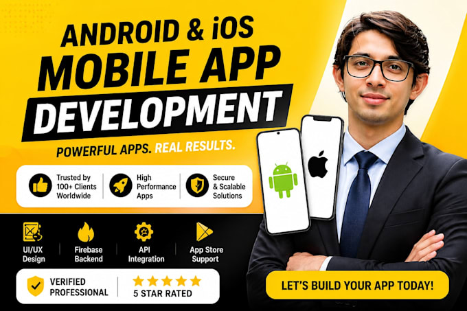 build mobile app development, develop mobile app and desgin