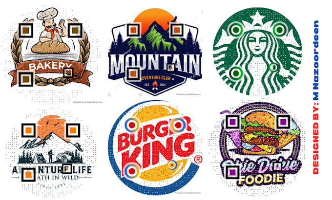 Create all type of qr code with background logo in 1 hour by Nazoordeen ...