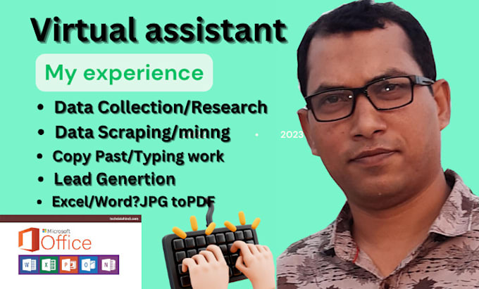 virtual assistant ,data entry specialist and copy past