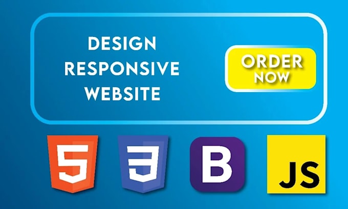 Develop responsive websites using html, css, and javascript by Allkhas ...