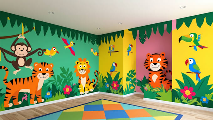 create wall art and murals