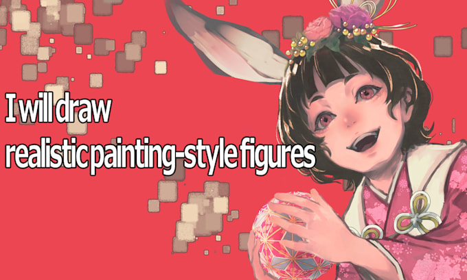 draw realistic painting style figures