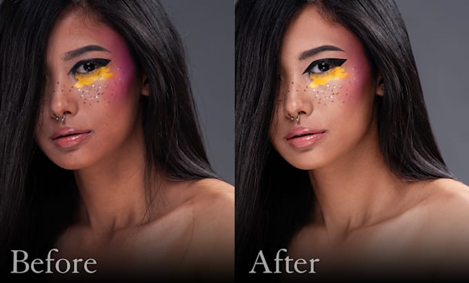 retouch photo with high end