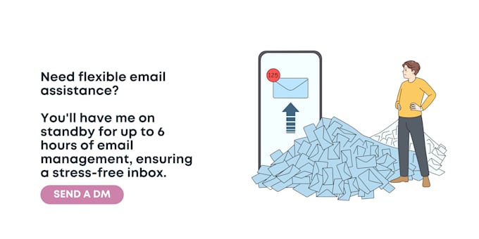be on standby for up to 6 hours a month of email management