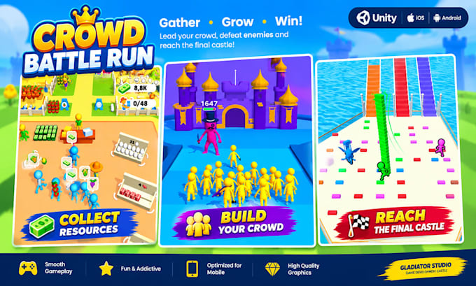 do unity game development and mobile game development as expert unity developer