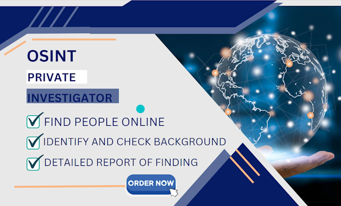 conduct osint find people and background checks