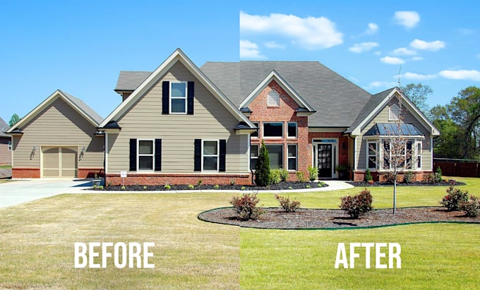 do real estate photo editing