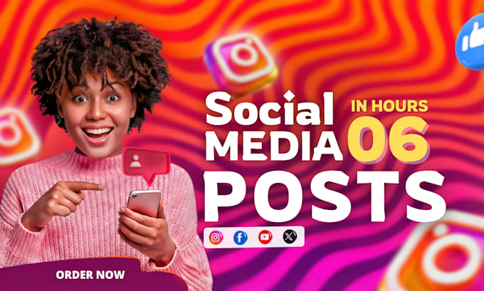 be a professional poster banner flyer maker for social media