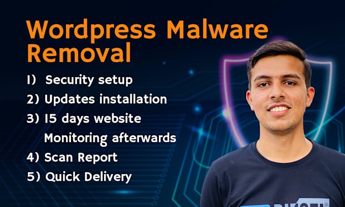 do wordpress malware removal, recover and fix hacked website, improve security
