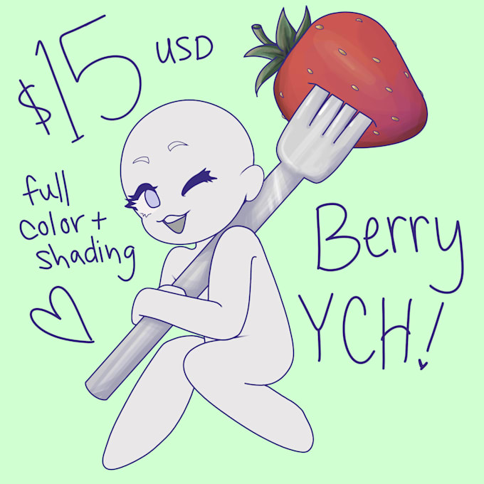 Draw your oc in this ych by Corpsepeach_ Fiverr