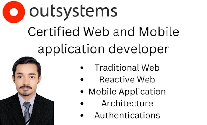 develop outsystems web or mobile application with responsive UI