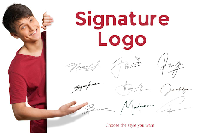 do a real handwritten logo or signature for your business or personal