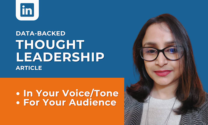 ghostwrite linkedin thought leadership articles, b2b content