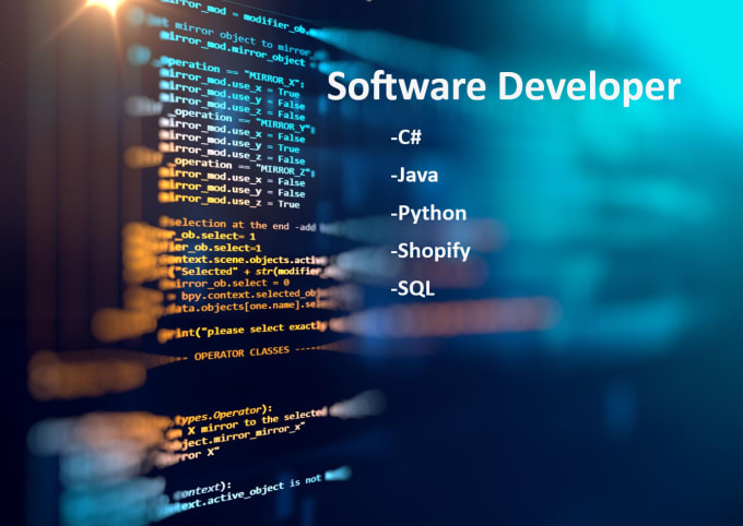 Debug and develope codes in csharp, java, python by Lukasse | Fiverr