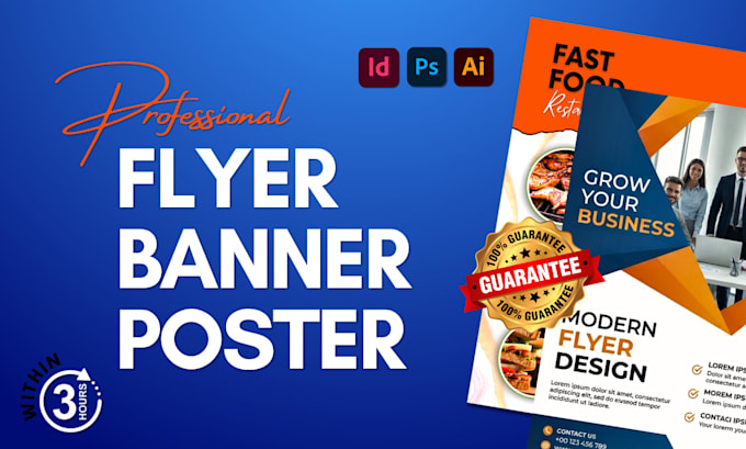 do professional flyers, posters and banners for your business