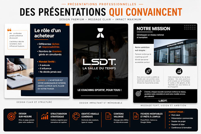 créer une présentation powerpoint ou canva professionnelle et percutante