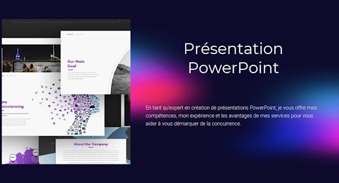 créer une présentation powerpoint pércutante
