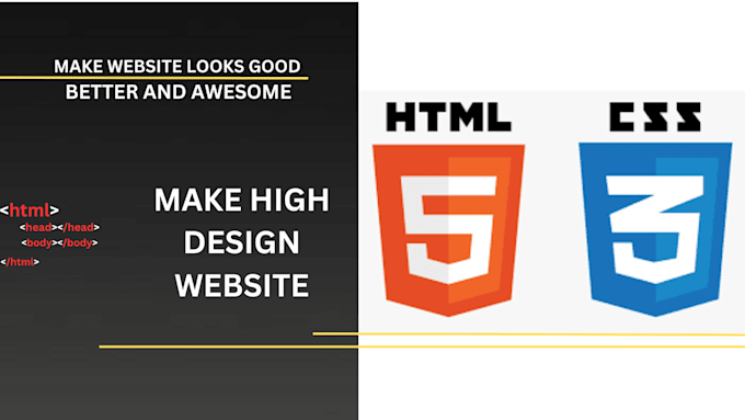 Make html and css projects at high quality by Georgemedhi | Fiverr