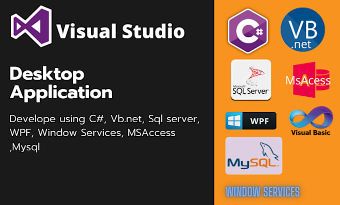 develop efficient desktop application in c sharp and vb dot net , asp dot net