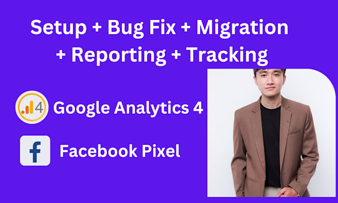 setup, fix ga, google analytics 4, facebook pixel, GTM