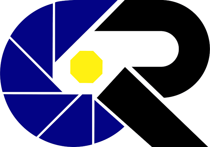 make a logo design for photography with the basic letter r