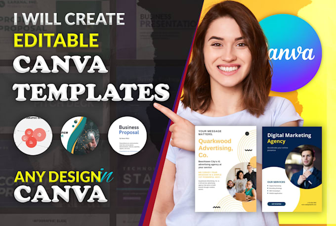 be your canva designer for instagram post design and canva templates