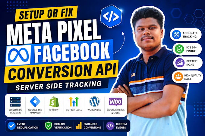 setup or fix meta pixel facebook conversion api for shopify,go high level
