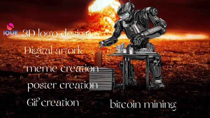 data collection 3d logo design gif present meme creation poster creation crypto