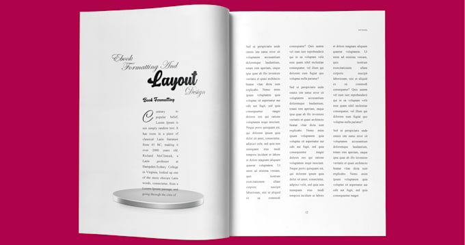 do ebook formatting and layout design for amazon KDP