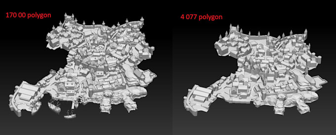 optimize your 3d model and create low poly game ready mesh