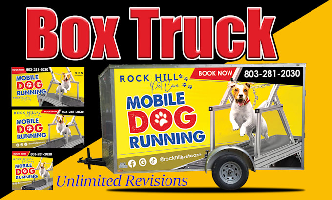 design professional box trucks, long trailers, and semi trailer wrap design