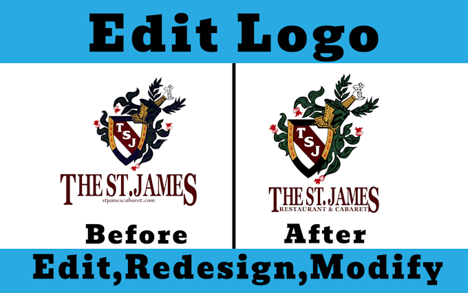 edit,redesign,modify or update your logo in vector