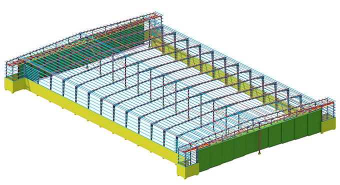 do tekla detailing of steel structure