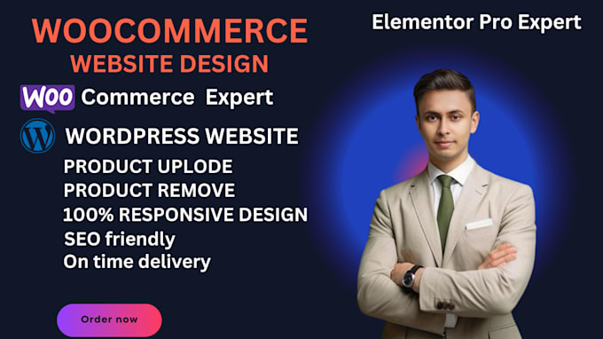 design woo commerce website, wordpress ecommerce website