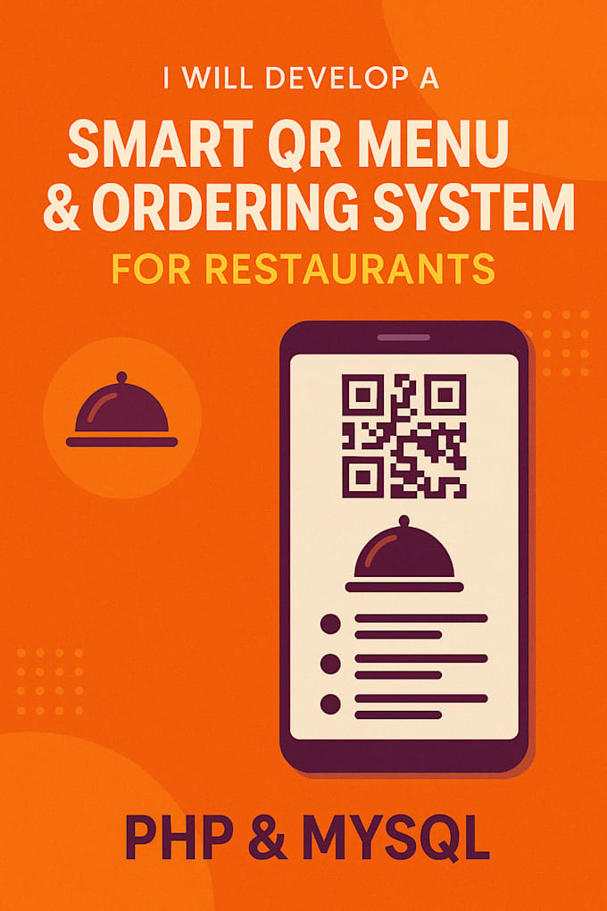 build a qr code menu and ordering system for restaurants