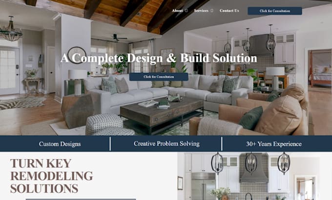 design home remodeling website construction home improvement website