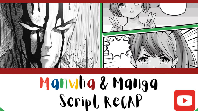 An immerse anime script , manga script, manhwa script scriptwriting