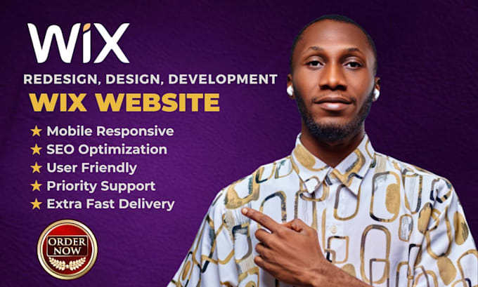 wix website redesign, wix website design, and full wix website development