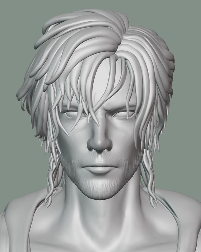 Do character sculpt 3d sculpting model sculpture 3d printing in blender