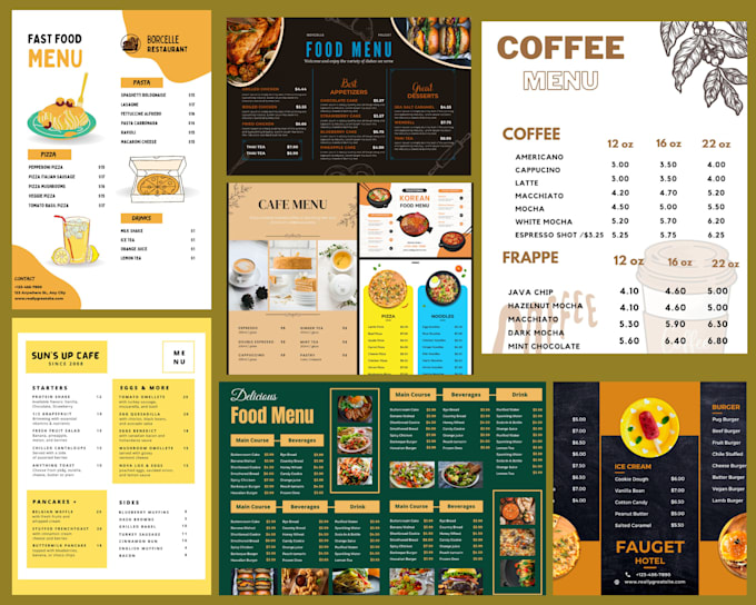 Design creative awesome restaurant menu food poster by Sabajaved421 ...