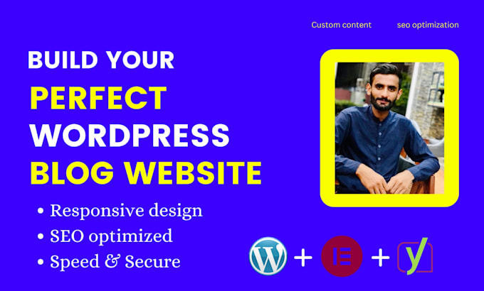 design modern wordpress blog website or blog design
