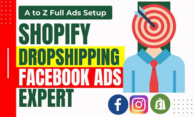be your facebook ads expert and shopify dropshipping fb ads manager